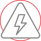 Electrical safety icon